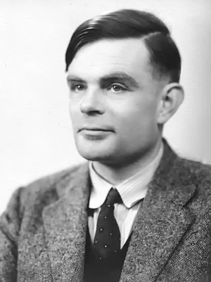 A portrait of Alan Turing